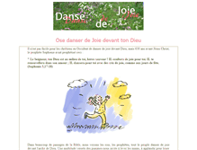 Tablet Screenshot of dansedejoie.homily-service.net